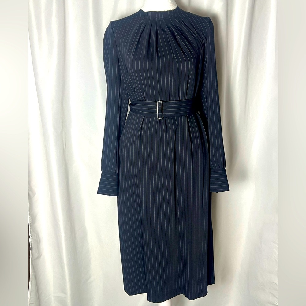 Hugo Boss Daltair Pinstripe Dress